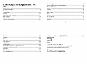 Bedienungsanleitung Mobistel Cynus F7 Handy