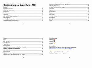 Bedienungsanleitung Mobistel Cynus F10 Handy
