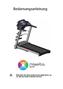 Bedienungsanleitung Miweba HT1000 Laufband