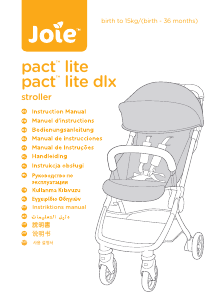 Kullanım kılavuzu Joie Pact Lite DLX Katlanır bebek arabası