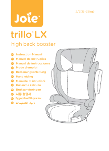 Εγχειρίδιο Joie Trillo LX Κάθισμα αυτοκινήτου
