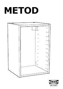Manuale IKEA METOD (30x37x60) Mobile base
