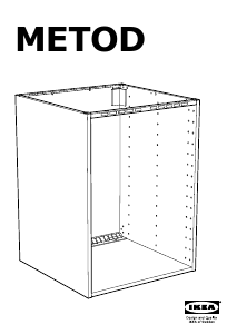 Bruksanvisning IKEA METOD (60x60) Underskap