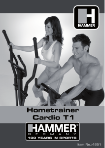 Handleiding Hammer Cardio T1 Hometrainer