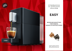 Bedienungsanleitung Cremesso Easy Kaffeemaschine