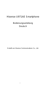 Bedienungsanleitung Hisense HS-U971AE Handy