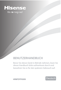 Bedienungsanleitung Hisense MKGNF 536 A++ ED Kühl-gefrierkombination