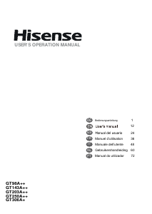 Manual de uso Hisense GT 143 A++ Congelador