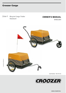 Bruksanvisning Croozer Cargo Cykelvagn