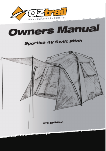 Handleiding OZtrail Sportiva 4V Swift Pitch Tent
