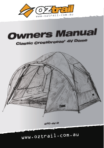 Handleiding OZtrail Classic Crossbreeze 4V Tent