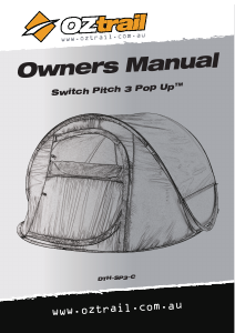 Handleiding OZtrail Swift Pitch 3 Pop Up Tent