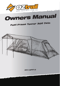 Handleiding OZtrail Fast Frame Tourer 300 Twin Tent
