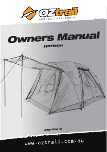 Handleiding OZtrail Horizon Tent