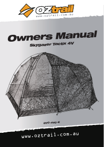 Handleiding OZtrail Skygazer Tactix 4V Tent