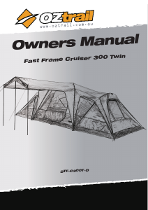 Handleiding OZtrail Fast Frame Cruiser 300 Twin Tent