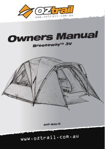 Handleiding OZtrail Breezeway 3V Tent