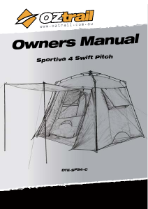 Handleiding OZtrail Sportiva 4 Swift Pitch Tent