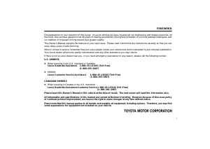 Manual Lexus LS 430 (2003)