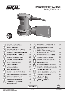 Bruksanvisning Skil 7420 AA Planslip