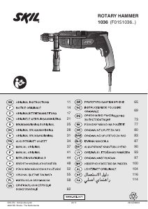 Manual Skil 1036 AK Martelo perfurador