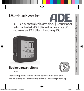 Manuale ADE CK 1700 Radiosveglia