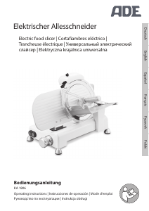 Manual ADE KA 1806 Slicing Machine