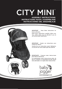 Manual Baby Jogger City Mini Double Stroller