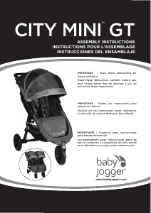 Mode d’emploi Baby Jogger City Mini GT Double Poussette