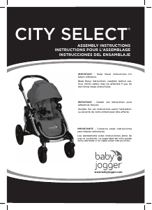 Mode d’emploi Baby Jogger City Select Poussette