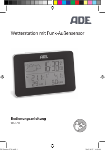 Bedienungsanleitung ADE WS 1711 Wetterstation