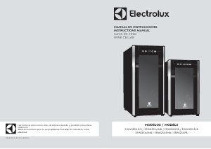 Handleiding Electrolux ERW125XAMB Wijnklimaatkast