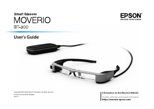 Handleiding Epson Moverio BT-300 Smart Glasses