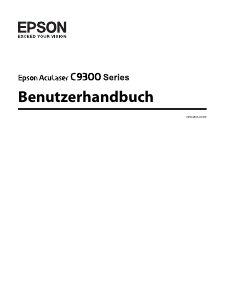 Bedienungsanleitung Epson C9300D3TNC AcuLaser Drucker