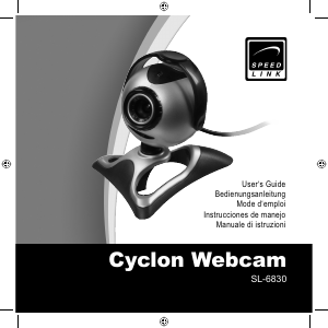 Manual Speedlink SL-6830 Cyclon Webcam