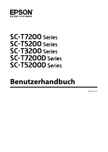 Bedienungsanleitung Epson SC-T5200D MFP PS SureColor Drucker