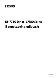 Bedienungsanleitung Epson ET-7750 EcoTank Multifunktionsdrucker