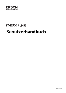 Bedienungsanleitung Epson ET-16500 EcoTank Multifunktionsdrucker