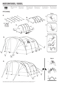 Manuale Vango Hudson 600XL Tenda