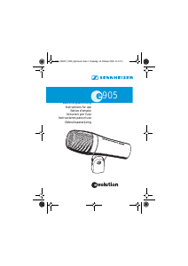 Handleiding Sennheiser e 905 Microfoon