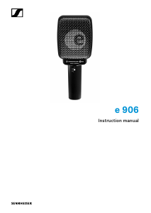 Handleiding Sennheiser e 906 Microfoon