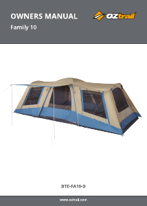 Handleiding OZtrail Family 10 Tent