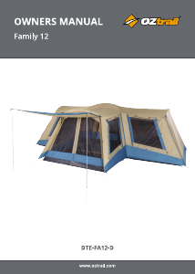 Handleiding OZtrail Family 12 Tent