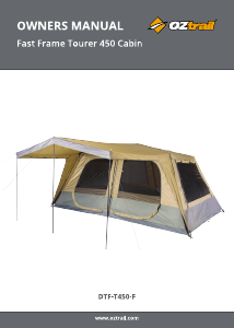 Handleiding OZtrail Fast Frame Tourer 450 Cabin Tent