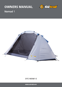 Handleiding OZtrail Nomad 1 Tent
