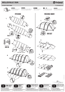 Manual Outwell Belleville 5SA Tent