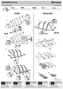 Manual Outwell Cedarville 5A Tent