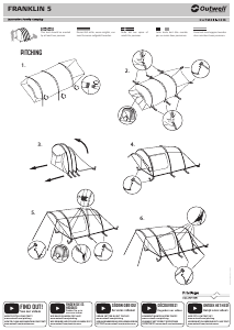 Manual Outwell Franklin 5 Tent