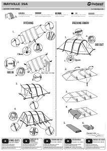 Manual Outwell Mayville 3SA Tent