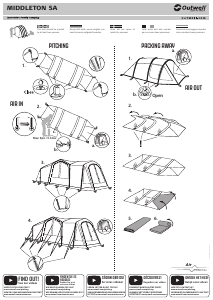 Manual Outwell Middleton 5A Tent